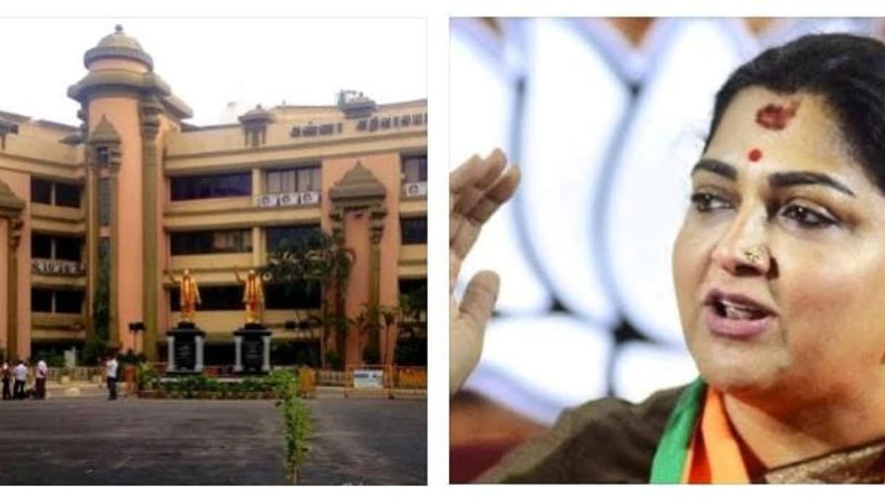 தாவல் திலகம் குஷ்புவுக்கு நாவடக்கம் தேவை..! கடுமையாக விமர்சித்த முரசொலி 