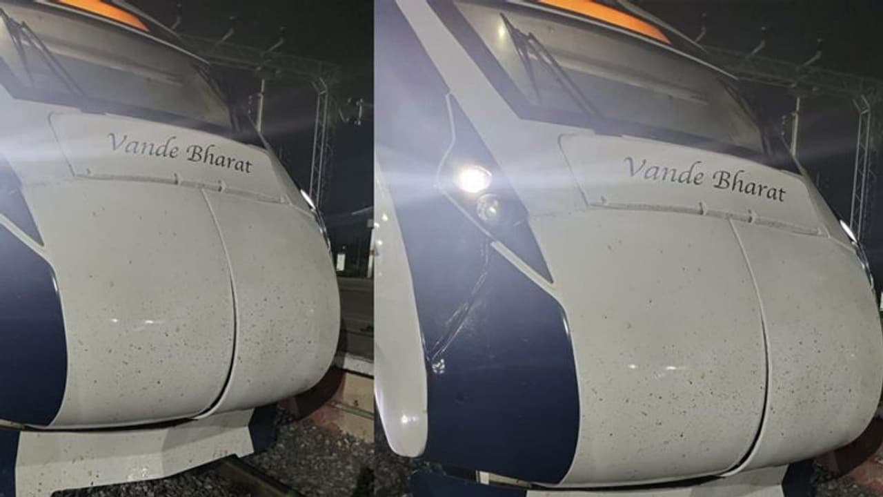 அரக்கோணம் அருகே வந்தே பாரத் ரயில் விபத்து! கன்றுக்குட்டி மீது மோதல்..!