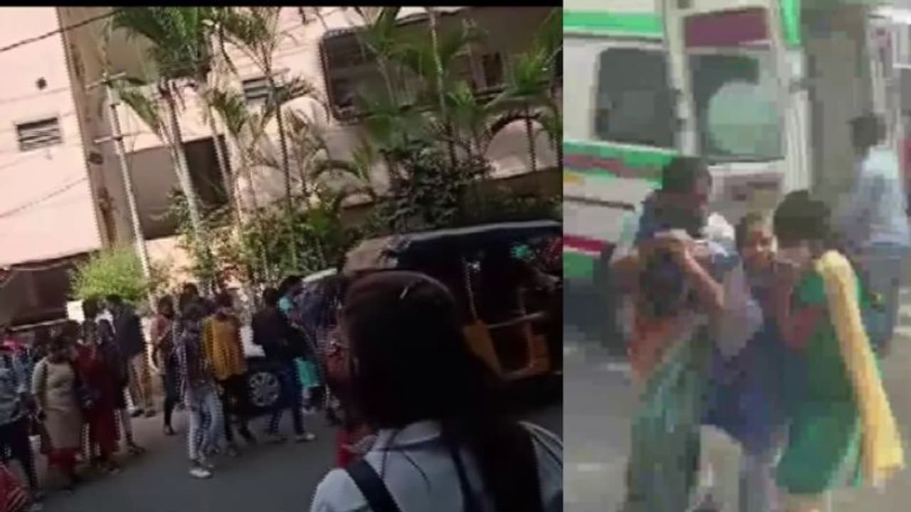 കോളേജ് ലാബിൽ നിന്ന് രാസവാതകം ചോർന്നു, 25 പേർ തലകറങ്ങിവീണു, സംഭവം ഹൈദരാബാദിൽ കോളേജ് ലാബിൽ നിന്ന് രാസവാതകം ചോർന്നു, 25 പേർ തലകറങ്ങിവീണു, സംഭവം ഹൈദരാബാദിൽ