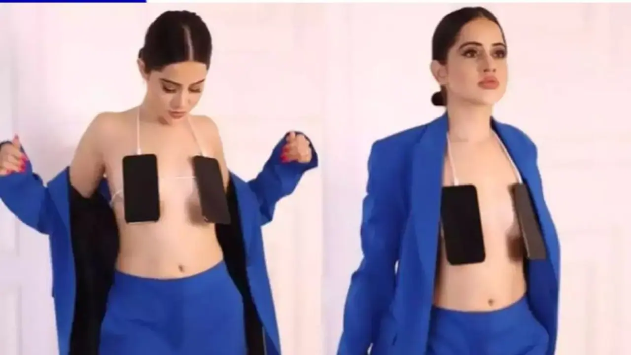 ಮೊಬೈಲ್ ಫೋನ್ ಮೂಲಕ ತನ್ನ 'ಖಾಸಗಿ ಆಸ್ತಿ' ರಕ್ಷಿಸಿಕೊಂಡ ಉರ್ಫಿ