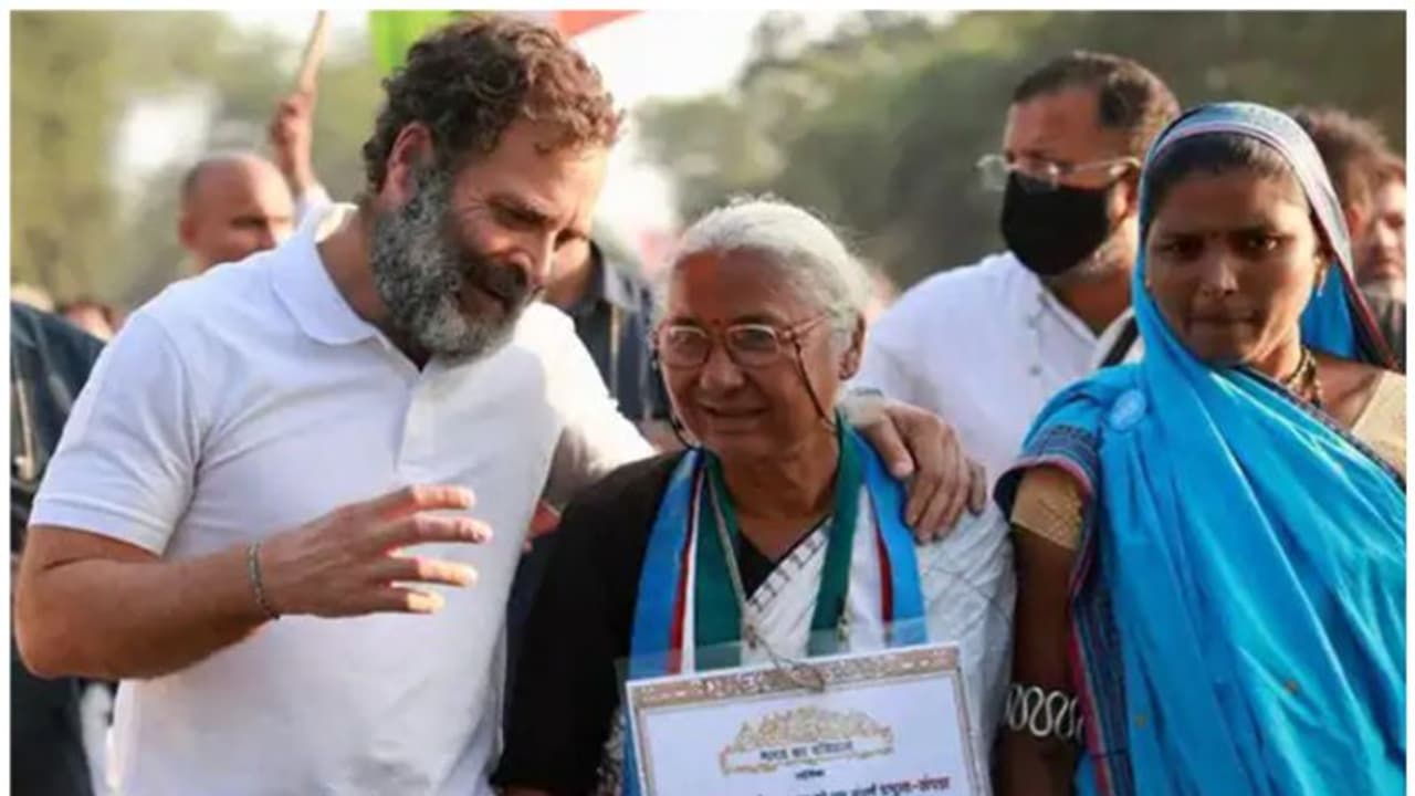 'ഗുജറാത്തിനോടുള്ള കോൺ​ഗ്രസിന്റെ ശത്രുത വെളിവായി'; ജോഡോ യാത്രയിൽ മേധാപട്കറിനെ പങ്കെടുപ്പിച്ചതിനെതിരെ ബിജെപി