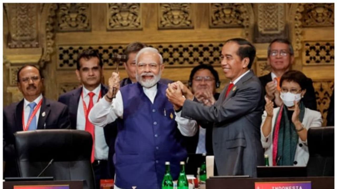 ജി20 ഉച്ചകോടിയിൽ ഇന്ത്യയുടെയും മോദിയുടെയും പങ്കാളിത്തം പ്രശംസനീയം; അഭിനന്ദിച്ച് വൈറ്റ്ഹൗസ് ജി20 ഉച്ചകോടിയിൽ ഇന്ത്യയുടെയും മോദിയുടെയും പങ്കാളിത്തം പ്രശംസനീയം; അഭിനന്ദിച്ച് വൈറ്റ്ഹൗസ്