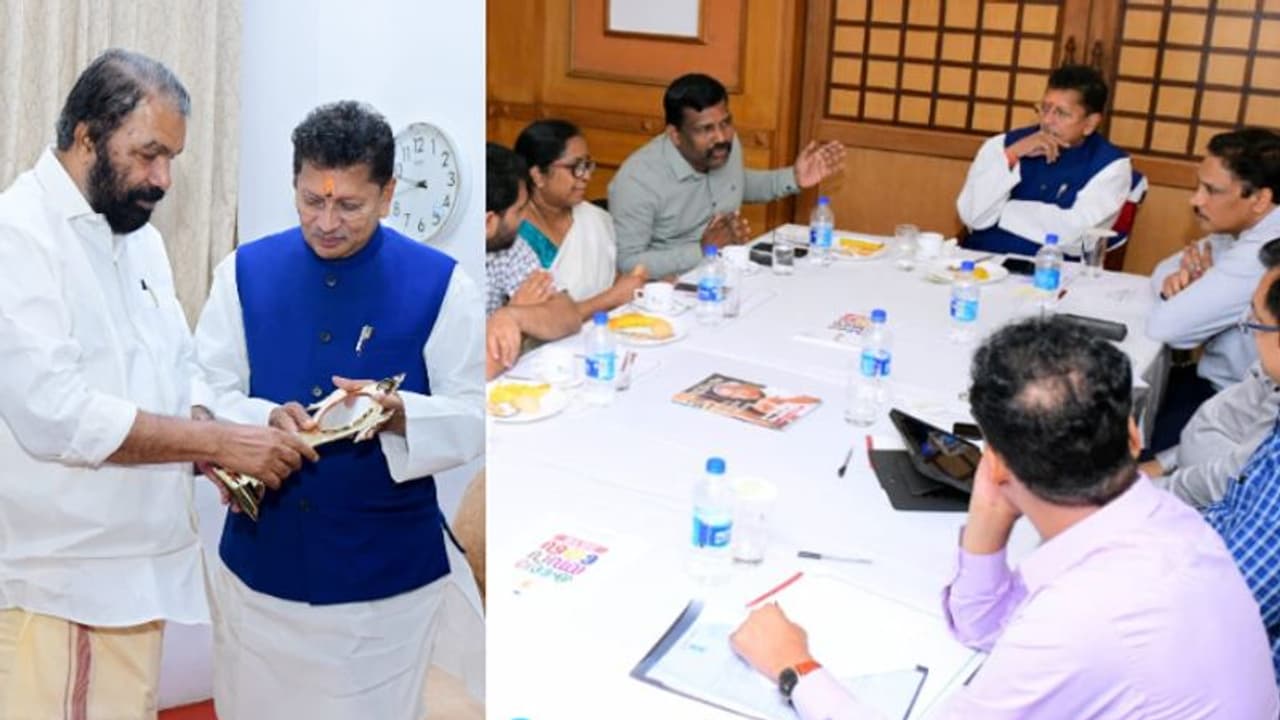 കേരള വിദ്യാഭ്യാസ മാതൃക: പഠനം നടത്താൻ മഹാരാഷ്ട്ര വിദ്യാഭ്യാസ മന്ത്രിയും സംഘവും കേരളത്തിലെത്തി കേരള വിദ്യാഭ്യാസ മാതൃക: പഠനം നടത്താൻ മഹാരാഷ്ട്ര വിദ്യാഭ്യാസ മന്ത്രിയും സംഘവും കേരളത്തിലെത്തി