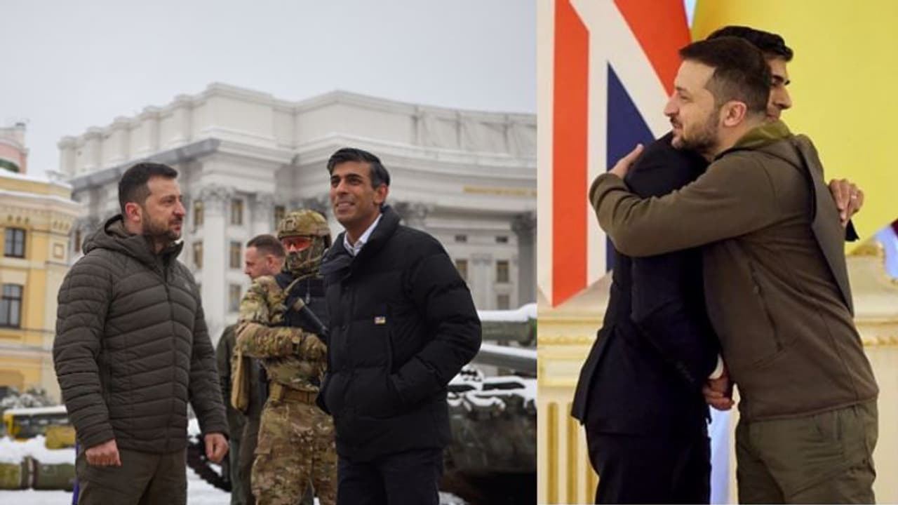 യുക്രൈന് സന്ദര്ശിച്ച് ഋഷി സുനക്; 50 മില്യണ് പൌണ്ടിന്റെ പ്രതിരോധ സഹായവുമായി ബ്രിട്ടീഷ് പ്രധാനമന്ത്രി യുക്രൈന് സന്ദര്ശിച്ച് ഋഷി സുനക്; 50 മില്യണ് പൌണ്ടിന്റെ പ്രതിരോധ സഹായവുമായി ബ്രിട്ടീഷ് പ്രധാനമന്ത്രി