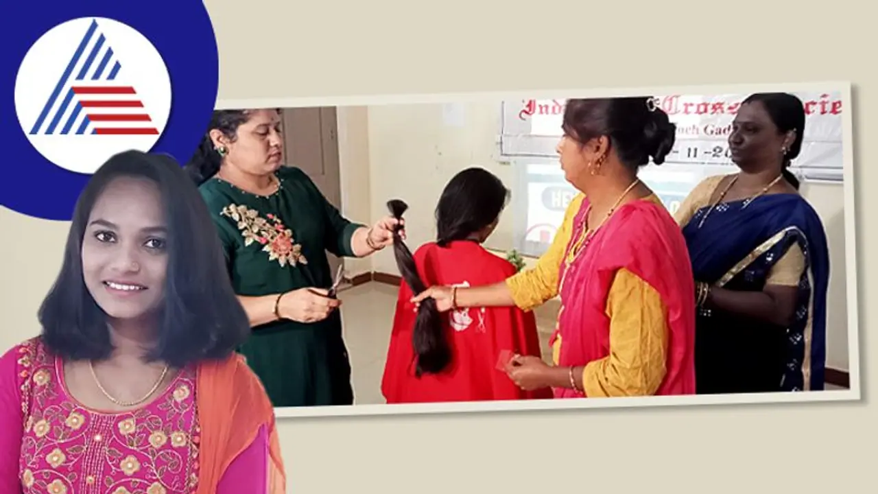 ಕ್ಯಾನ್ಸರ್ ರೋಗಿಗಳಿಗೆ ಕೂದಲು ದಾನದೊಂದಿಗೆ ಜನ್ಮ ದಿನಾಚರಣೆ ಮಾಡಿದ ಅಕ್ಷತಾ ಕ್ಯಾನ್ಸರ್ ರೋಗಿಗಳಿಗೆ ಕೂದಲು ದಾನದೊಂದಿಗೆ ಜನ್ಮ ದಿನಾಚರಣೆ ಮಾಡಿದ ಅಕ್ಷತಾ