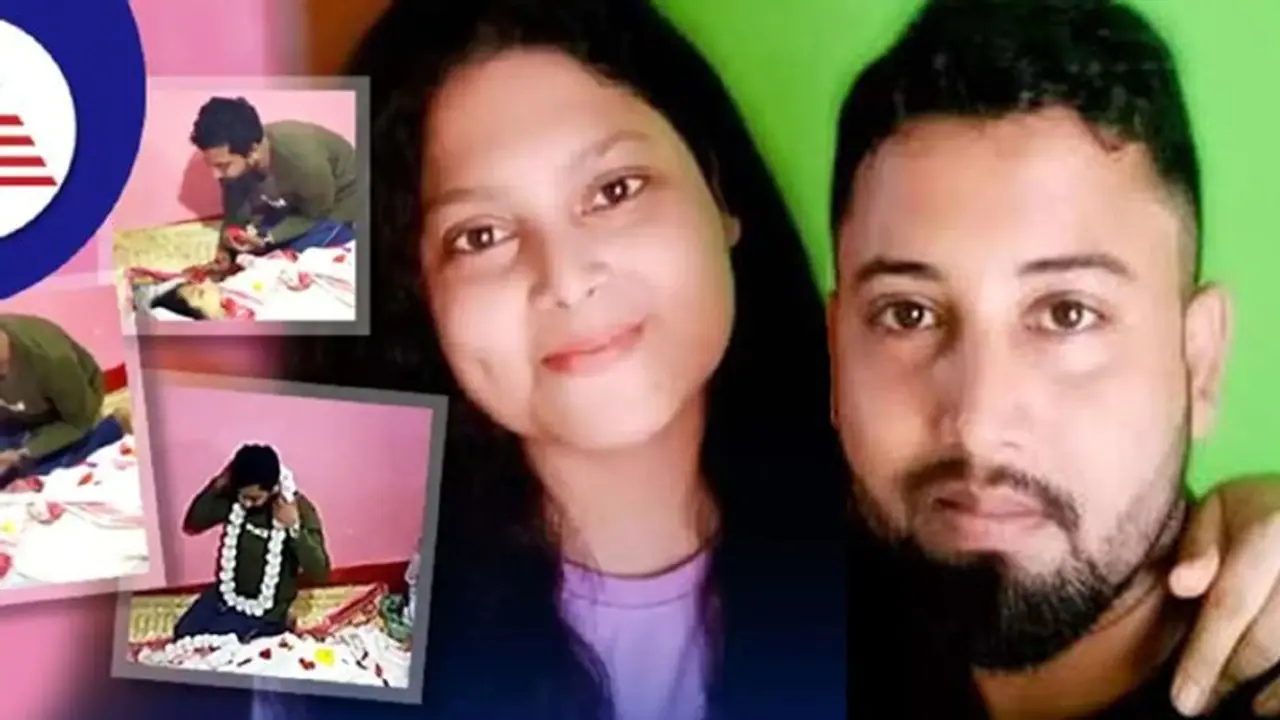  இப்படியும் ஒரு காதலா.. நெற்றியில் குங்குமமிட்டு இறந்த காதலியை திருமணம் செய்த இளைஞர்.. உறவினர்கள் முன் சபதம்.!