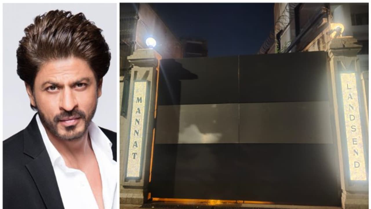 Shah Rukh Khan: வைரக் கற்களில் ஜொலிக்கும் ஷாருக்கானின் மன்னத் வீட்டின் பெயர் பலகை; வீடியோ வைரல்!!