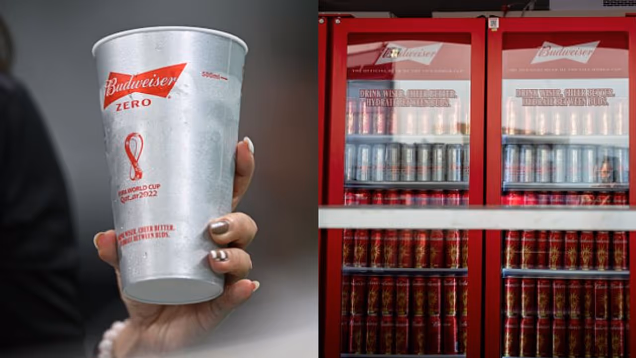 വിലക്കുമായി ഖത്തര്; ലോകകപ്പിനായി ഒരുക്കിയ ബിയര് എന്തു ചെയ്യും? അടിപൊളി പ്രഖ്യാപനവുമായി ബഡ്വെയ്സർ വിലക്കുമായി ഖത്തര്; ലോകകപ്പിനായി ഒരുക്കിയ ബിയര് എന്തു ചെയ്യും? അടിപൊളി പ്രഖ്യാപനവുമായി ബഡ്വെയ്സർ