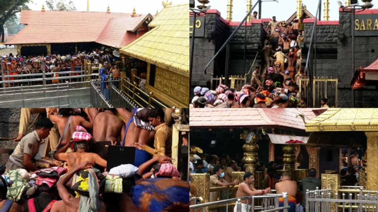 ശബരിമലയിൽ ഭക്തജനത്തിരക്ക് , ദർശന സമയത്തിൽ മാറ്റം,ഉച്ചപൂജയ്ക്ക് ശേഷം വൈകിട്ട് മൂന്നിന് നട തുറക്കും ശബരിമലയിൽ ഭക്തജനത്തിരക്ക് , ദർശന സമയത്തിൽ മാറ്റം,ഉച്ചപൂജയ്ക്ക് ശേഷം വൈകിട്ട് മൂന്നിന് നട തുറക്കും