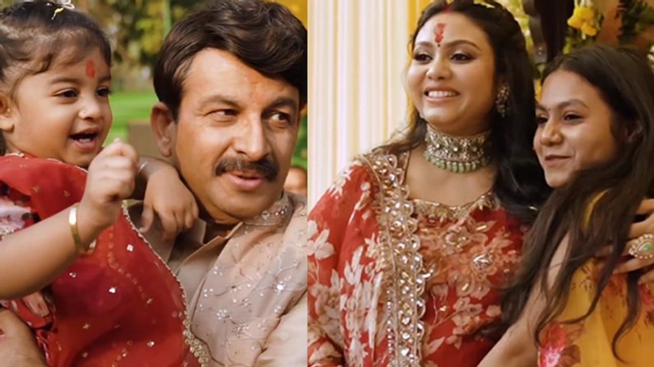 51 की उम्र में तीसरी बार पापा बनेंगे मनोज तिवारी, पत्नी की गोद भराई का वीडियो शेयर कर दी खुशखबरी