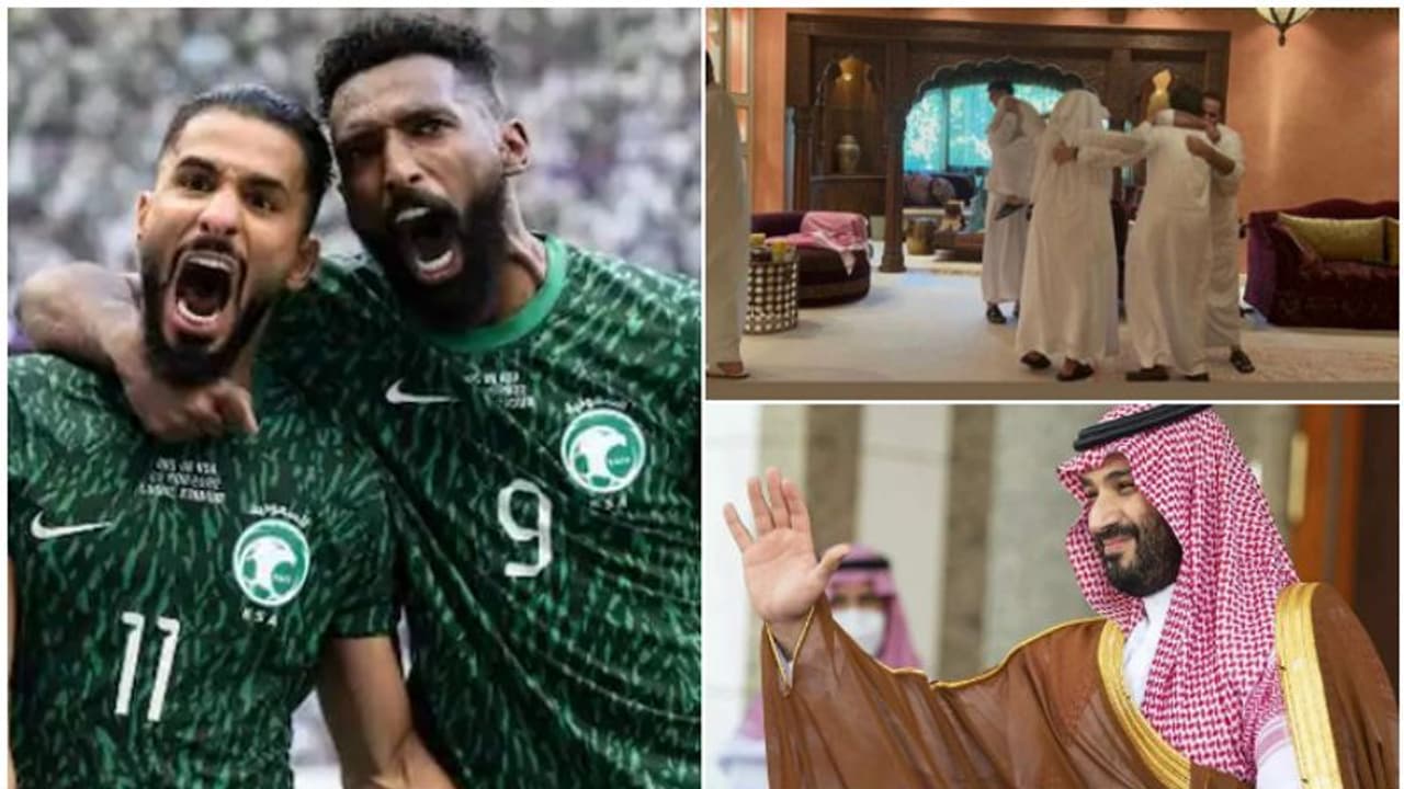 സൗദിയിൽ തീരാത്ത ആഘോഷം, താരങ്ങളും ആരാധകരും ഡാൻസോട് ഡാൻസ്; സൗദി കിരീടാവകാശിയുടെ സന്തോഷ പ്രകടനവും ശ്രദ്ധേയമായി!