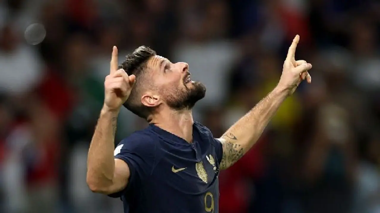 51 goals & counting! Giroud equals Thierry Henry's French record in World Cup 2022 clash against Australia 51 goals & counting! Giroud equals Thierry Henry's French record in World Cup 2022 clash against Australia