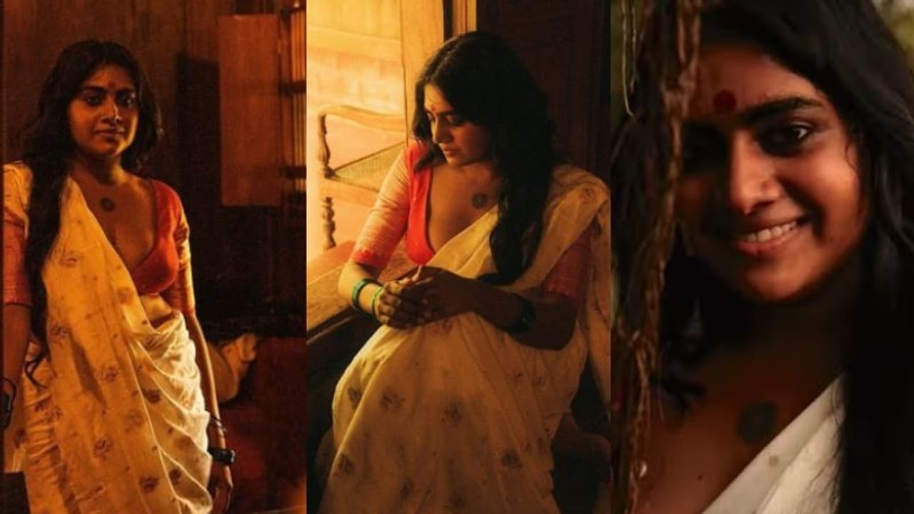 സാരിയിൽ ​ഗ്ലാമറസായി നിമിഷ സജയൻ; വീഡിയോ