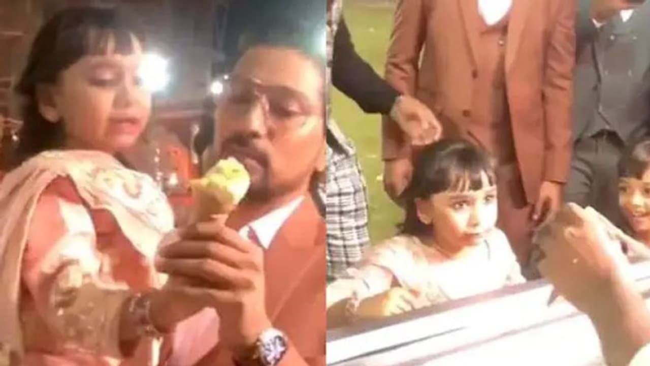 'ഐസ്ക്രീം കൊണ്ട് കളിക്കുന്ന ഈ ചേട്ടനെ എന്ത് ചെയ്യണം?'; വീഡിയോ