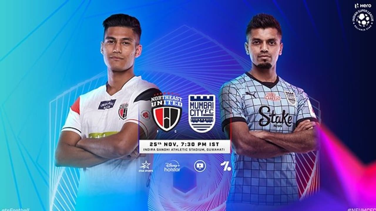 ISL 2022 23: Winless NorthEast United FC takes on unbeaten Mumbai City FC in battle of contrasting fortunes ISL 2022 23: Winless NorthEast United FC takes on unbeaten Mumbai City FC in battle of contrasting fortunes