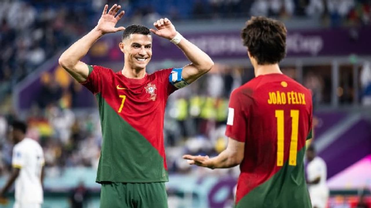 உலகக்கோப்பை கால்பந்து போட்டி... கானா அணியை 3 2 என்ற கோல் கணக்கில் வீழ்த்தியது போர்ச்சுகல் அணி!!