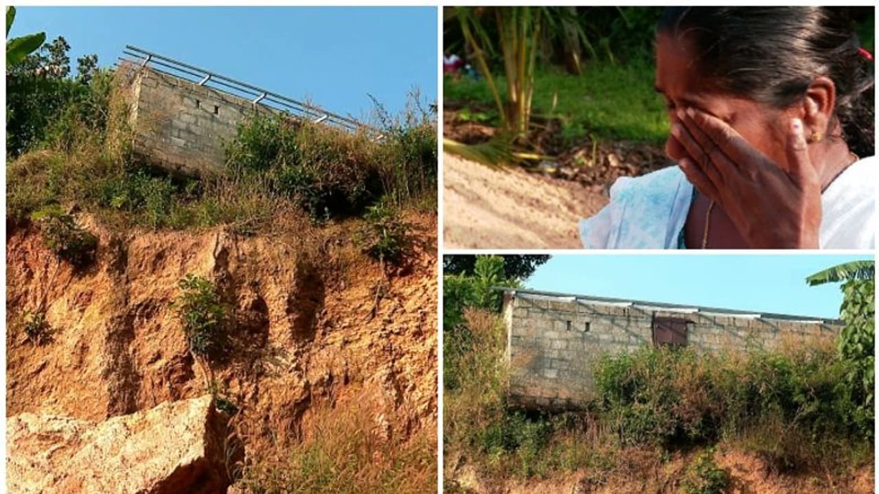 നിർധന കുടുംബത്തിന്‍റെ അടിത്തറ തോണ്ടി മണ്ണ് മാഫിയ; സുമയും കുടുംബും ജീവിക്കുന്നത് വായനശാലയുടെ ഹാളില്‍