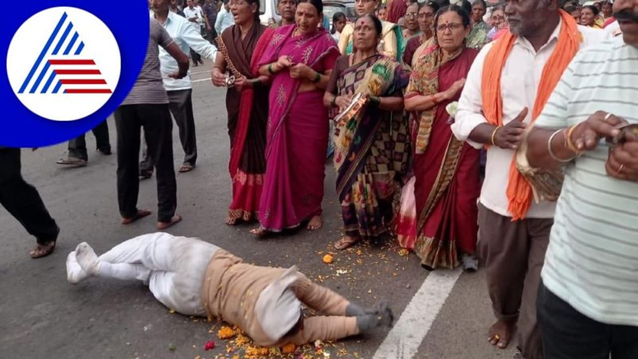 ಕೋವಿಡ್‌ ಸಂಕಷ್ಟ ಪರಿಹಾರಕ್ಕೆ ದೇವರಲ್ಲಿ ಹರಕೆ ಹೊತ್ತ ಅಜ್ಜಿ: 200 ಕಿಮೀ ನಿರಂತರ ಉರುಳು ಸೇವೆ