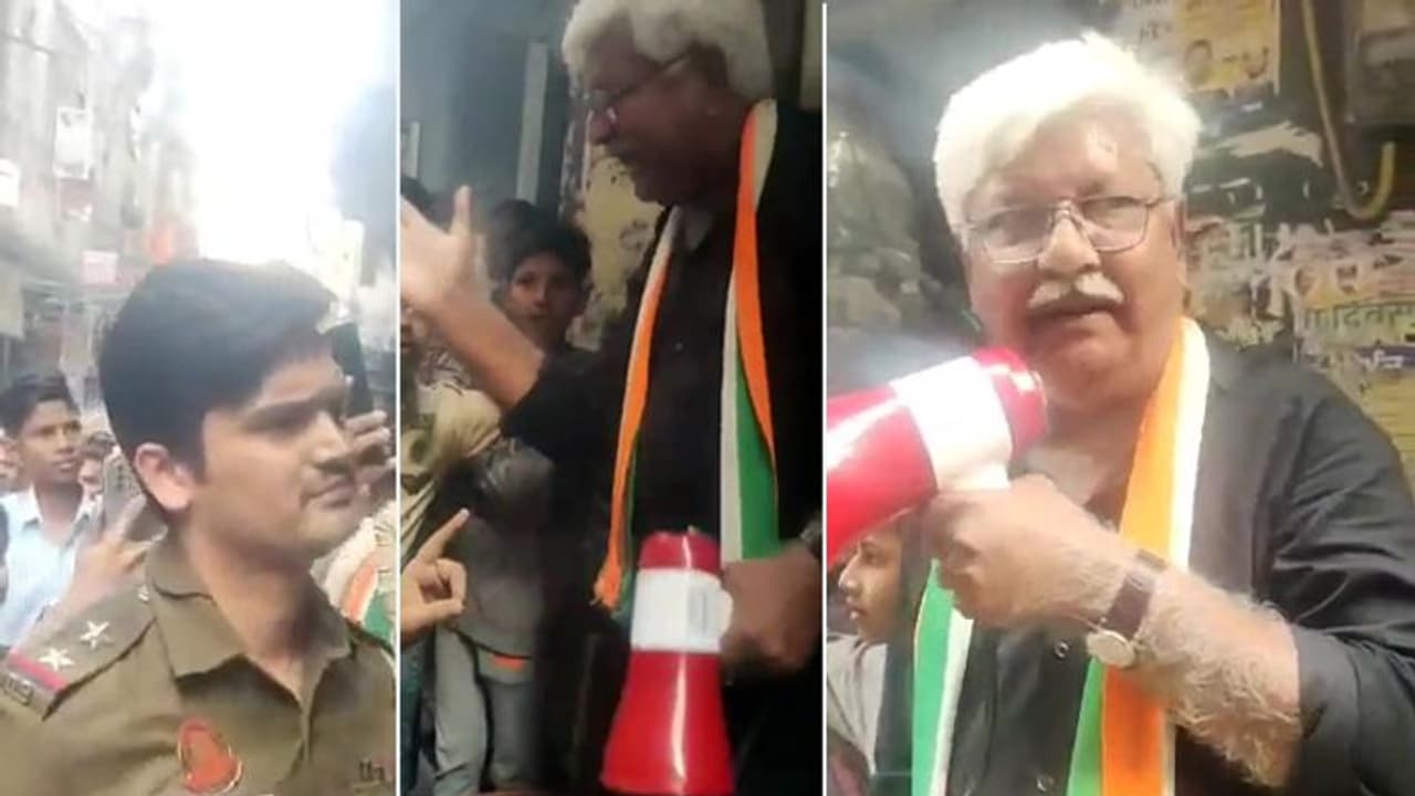 MCD चुनाव: बिना परमिशन बेटी के लिए सभा कर रहे पूर्व कांग्रेस MLA रोकने पर भड़के, पुलिस अफसर को दीं गालियां