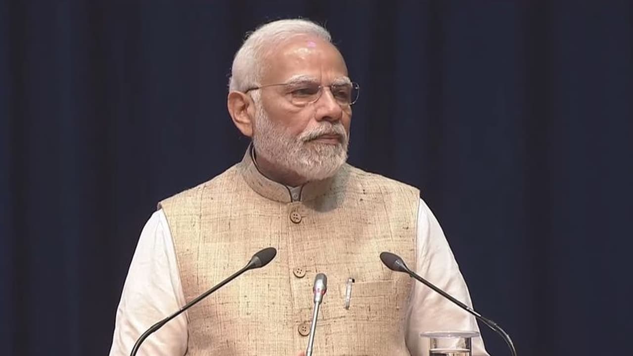 PM Modi launches e court projects; says, 'Our Constitution's spirit is youth centric' PM Modi launches e court projects; says, 'Our Constitution's spirit is youth centric'