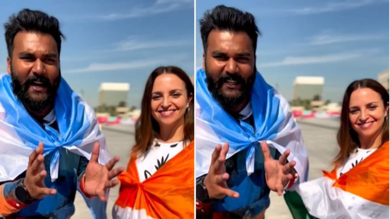 കേരളത്തിന്റെ ഫുട്ബോള് പ്രേമം തലക്കുപിടിച്ചു, ഇന്ത്യന് പതാകയണിഞ്ഞ് അര്ജന്റീനക്കാരി ഖത്തറില് വീഡിയോ കേരളത്തിന്റെ ഫുട്ബോള് പ്രേമം തലക്കുപിടിച്ചു, ഇന്ത്യന് പതാകയണിഞ്ഞ് അര്ജന്റീനക്കാരി ഖത്തറില് വീഡിയോ