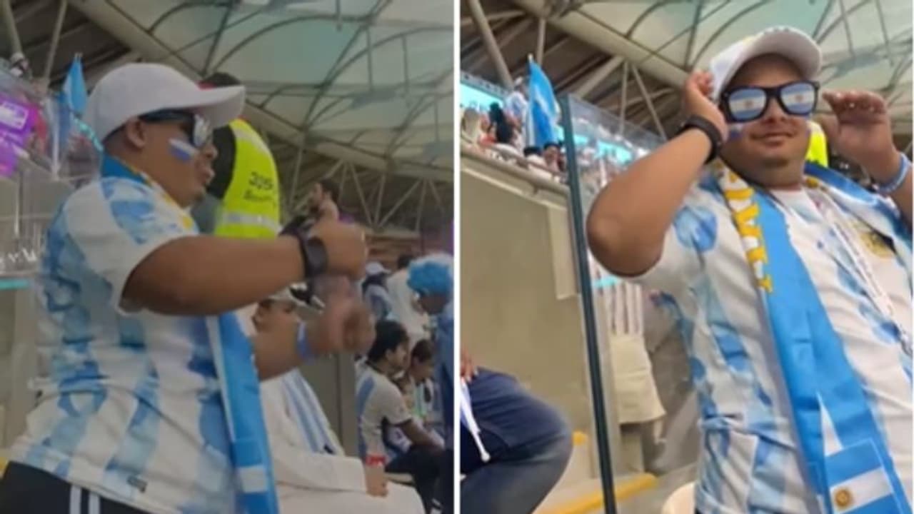 മെസിയുടെ ഗോള്‍ നേരില്‍ കണ്ടു; ലുസൈലിലെ ഗ്യാലറിയില്‍ ആവേശത്തിരയായി സല്‍മാന്‍ കുറ്റിക്കോട്