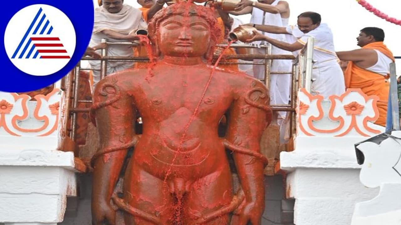 Gommatagiri: ವೈರಾಗ್ಯಮೂರ್ತಿಗೆ ಬಣ್ಣಬಣ್ಣದ ಮಹಾಮಸ್ತಕಾಭಿಷೇಕ