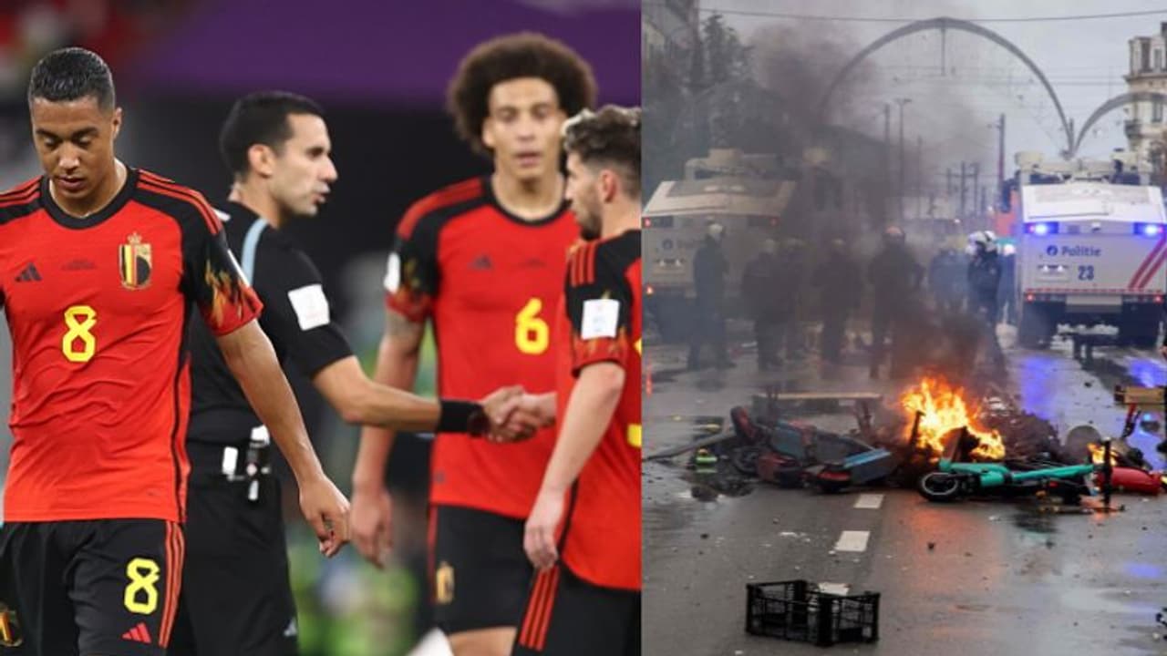 മൊറോക്കോയ്ക്ക് മുന്നില്‍ അടിപതറി രാജ്യം; ബെല്‍ജിയത്തില്‍ കലാപമുണ്ടാക്കി ഫുട്ബോള്‍ ആരാധകര്‍ 