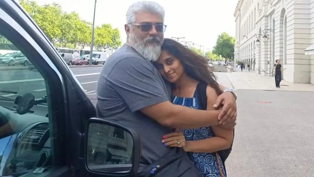Tamil star Ajith Kumar in France with his wife Shalini; check out their lovey dovey pictures Tamil star Ajith Kumar in France with his wife Shalini; check out their lovey dovey pictures
