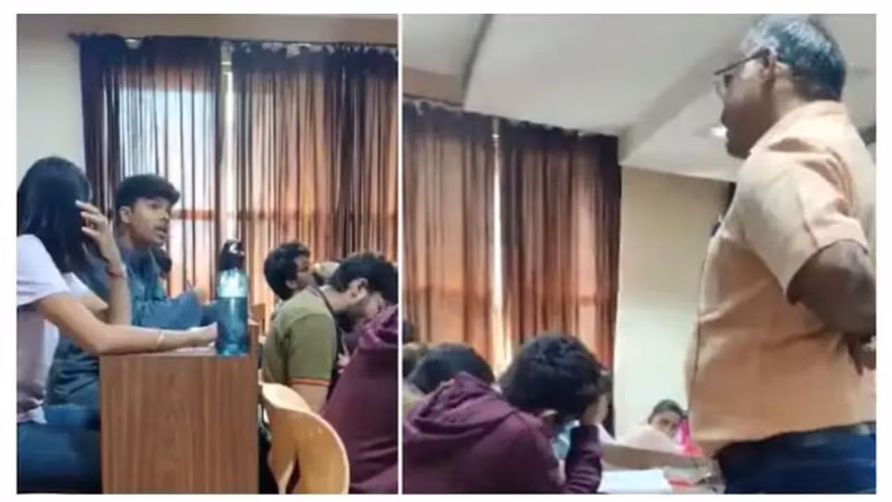 ക്ലാസ് മുറിയിൽ വിദ്യാർഥിയെ ഭീകരവാദിയെന്ന് വിളിച്ച് അധ്യാപകൻ, ഉചിതമായി മറുപടി നൽകി വിദ്യാർഥി വീഡിയോ ക്ലാസ് മുറിയിൽ വിദ്യാർഥിയെ ഭീകരവാദിയെന്ന് വിളിച്ച് അധ്യാപകൻ, ഉചിതമായി മറുപടി നൽകി വിദ്യാർഥി വീഡിയോ