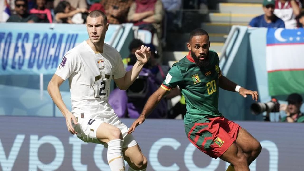 അടിക്ക് തിരിച്ചടി; രണ്ട് ഗോളിന് പിന്നില്‍ പോയിട്ടും സെര്‍ബിയയെ സമനിലയില്‍ പിടിച്ച് കാമറൂണ്‍