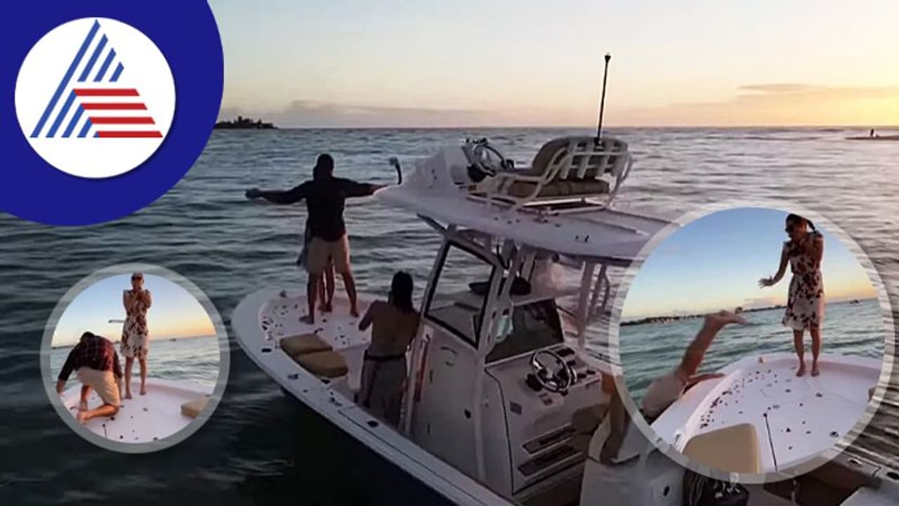 ಸಮುದ್ರದ ಮಧ್ಯೆ ರೋಮ್ಯಾಂಟಿಕ್ ಆಗಿ ಪ್ರಪೋಸ್‌ ಮಾಡಲು ಹೋದವನಿಗೆ ಶಾಕ್