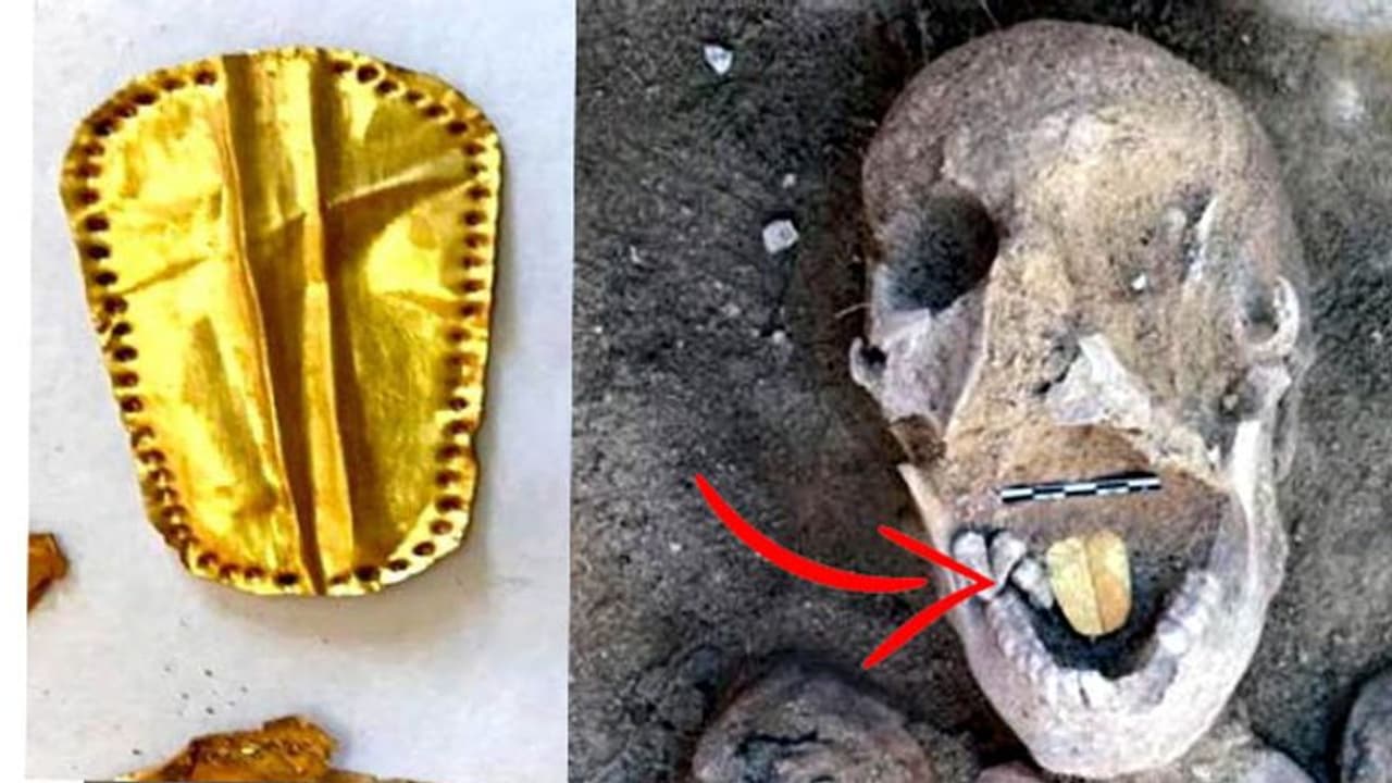 सोने की जीभ वाले कंकाल मिलने से साइंटिस्ट हैरान, इस वजह से असली जीभ काटकर लगा दी जाती थी सोने की