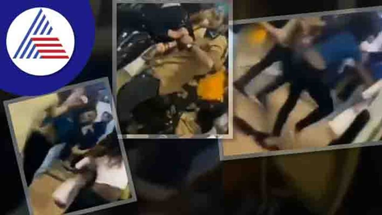 ರಸ್ತೆಯಲ್ಲೇ ಯುವತಿಯರ ರಸ್ಲಿಂಗ್: ಹುಡುಗನಿಗಾಗಿ ಜುಟ್ಟು ಜುಟ್ಟು ಹಿಡಿದು ಕಿತ್ತಾಡಿಕೊಂಡ ಗರ್ಲ್ಸ್