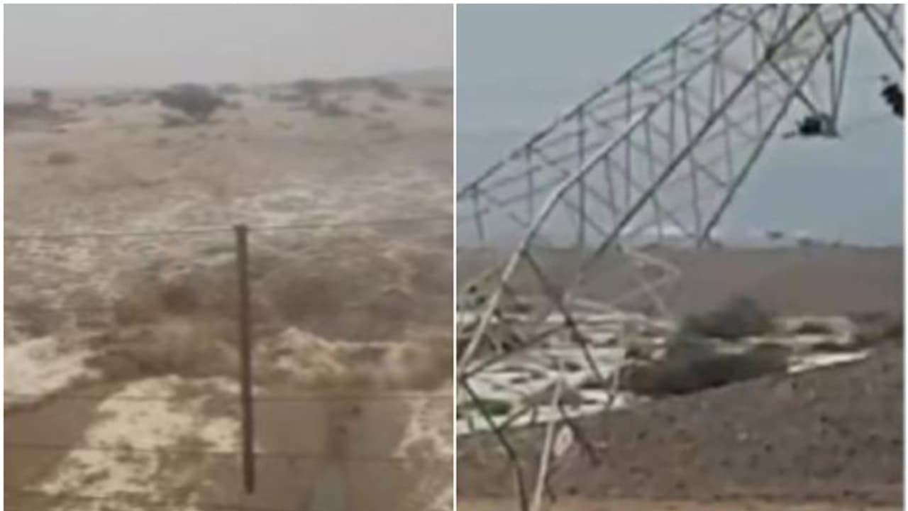 സൗദിയുടെ വിവിധ മേഖലകളില്‍ കനത്ത മഴയും കാറ്റും