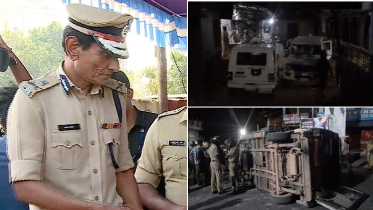 വിഴിഞ്ഞത്ത് ശക്തമായ നടപടിക്ക് തീരുമാനം, അറസ്റ്റിലേക്ക് കടക്കും; അക്രമികളെ കണ്ടെത്താൻ സിസിടിവി പരിശോധന: ഡിജിപി വിഴിഞ്ഞത്ത് ശക്തമായ നടപടിക്ക് തീരുമാനം, അറസ്റ്റിലേക്ക് കടക്കും; അക്രമികളെ കണ്ടെത്താൻ സിസിടിവി പരിശോധന: ഡിജിപി