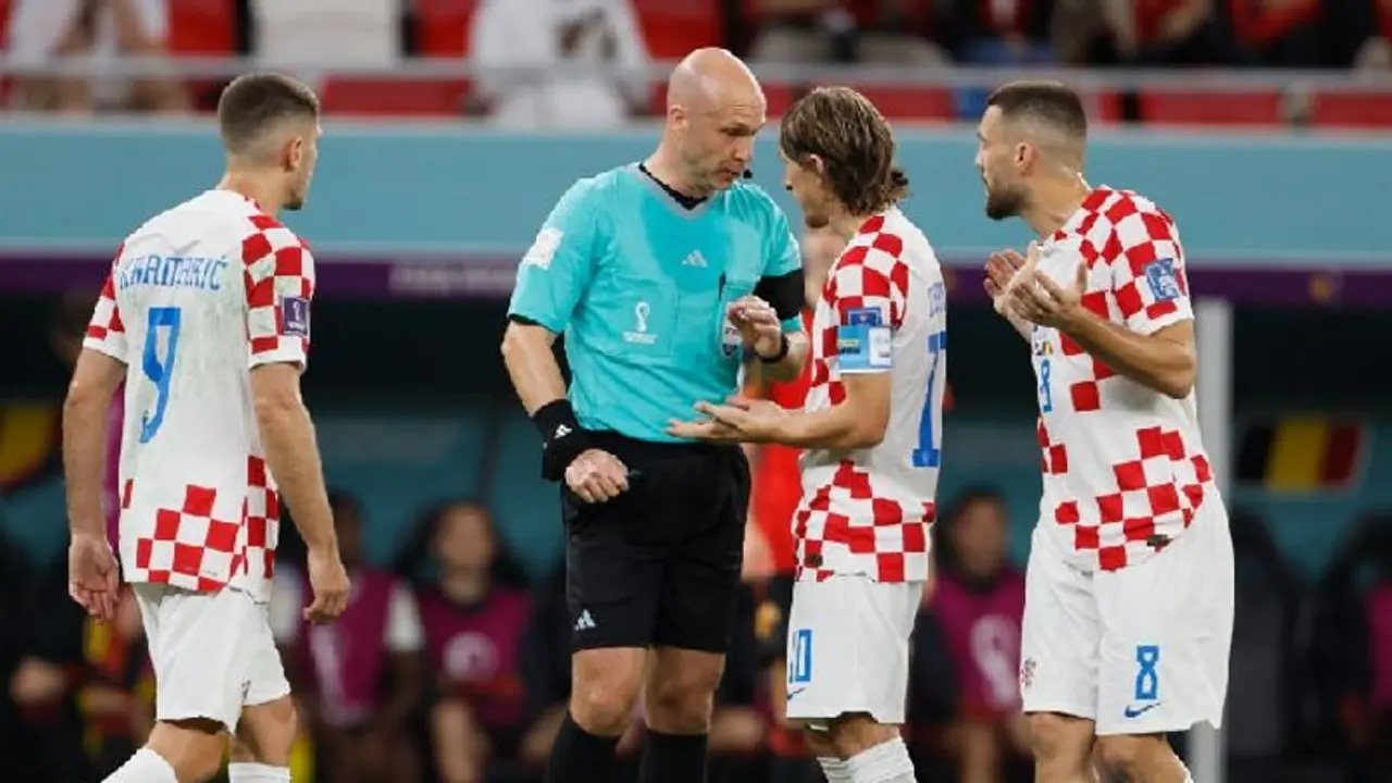Anthony Taylor again! Croatia fans blast referee for offside shocker against Belgium in World Cup 2022 Anthony Taylor again! Croatia fans blast referee for offside shocker against Belgium in World Cup 2022