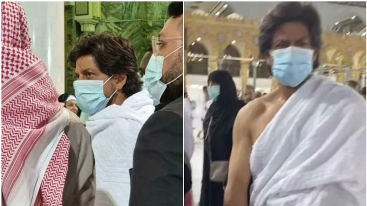 ಮೆಕ್ಕಾಗೆ ಭೇಟಿ ನೀಡಿದ ಬಾಲಿವುಡ್ ಸ್ಟಾರ್ ಶಾರುಖ್ ಖಾನ್; ಫೋಟೋ ವೈರಲ್ ಮೆಕ್ಕಾಗೆ ಭೇಟಿ ನೀಡಿದ ಬಾಲಿವುಡ್ ಸ್ಟಾರ್ ಶಾರುಖ್ ಖಾನ್; ಫೋಟೋ ವೈರಲ್