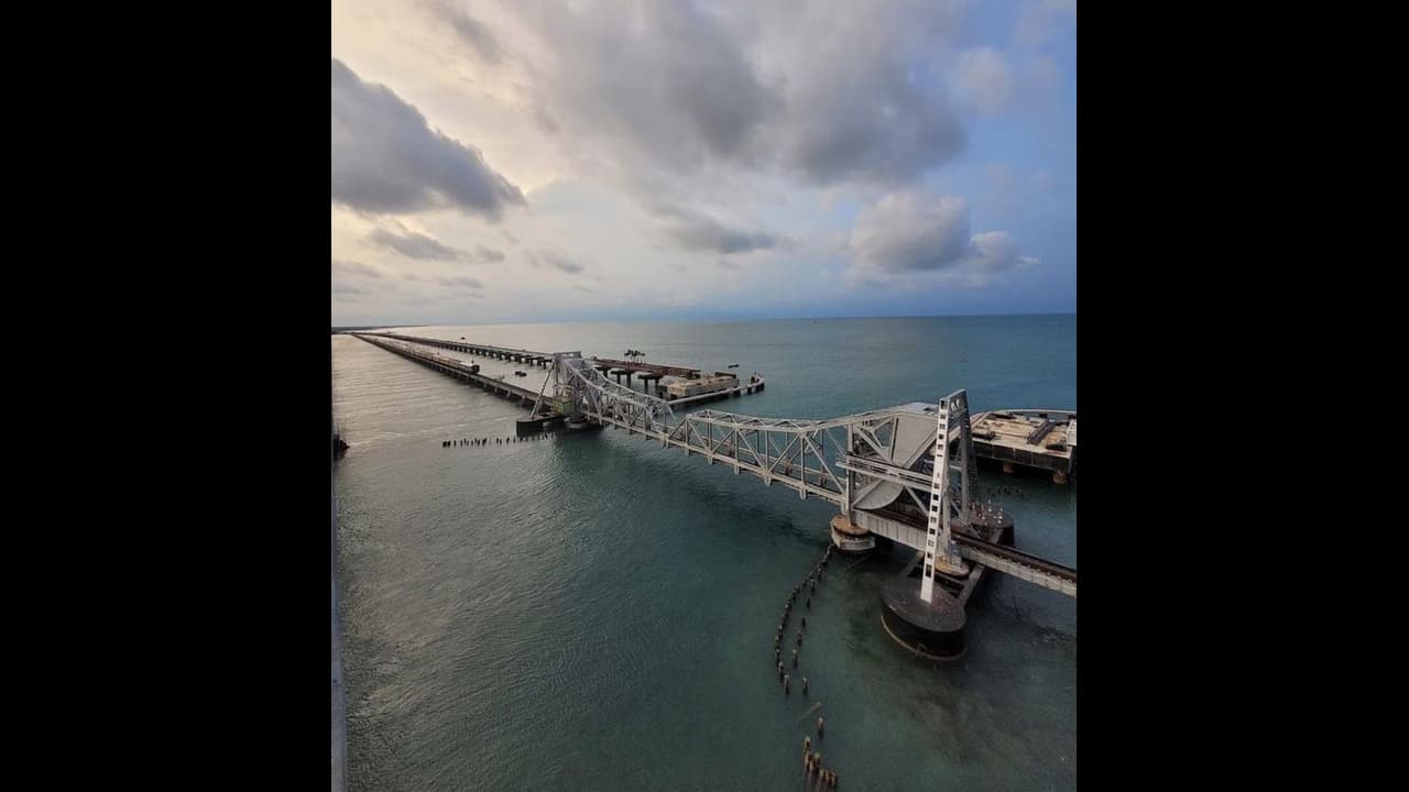 Pamban Bridge: புதிய பாம்பன் ரயில் பாலத்தின் பணிகள் 84% நிறைவு! இந்தியாவின் முதல் செங்குத்து தூக்குபாலம்