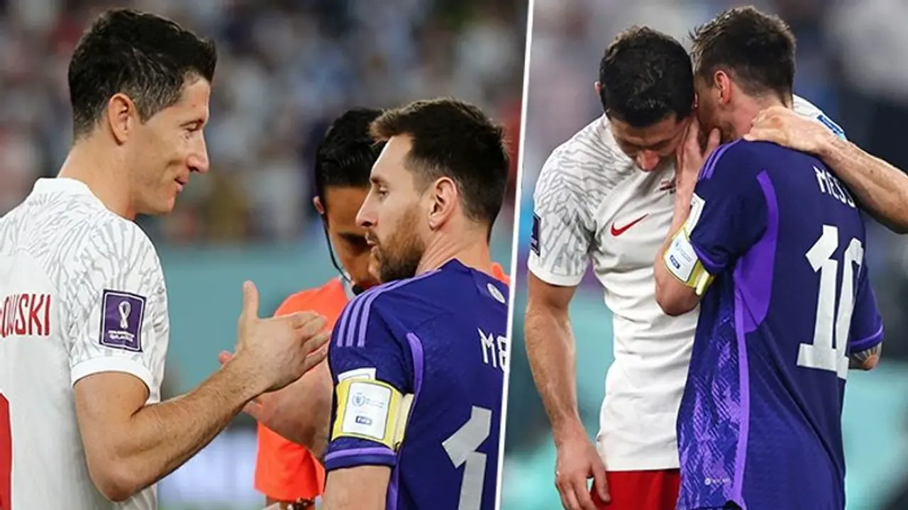 Revealed: The conversation between Messi and Lewandowski during Argentina's World Cup 2022 win over Poland Revealed: The conversation between Messi and Lewandowski during Argentina's World Cup 2022 win over Poland