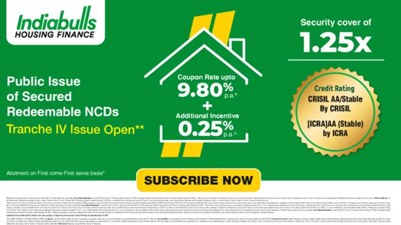 Indiabulls Housing Finance Limited’s NCD Tranche IV Issue Opens on Thursday, December 01, 2022 Indiabulls Housing Finance Limited’s NCD Tranche IV Issue Opens on Thursday, December 01, 2022