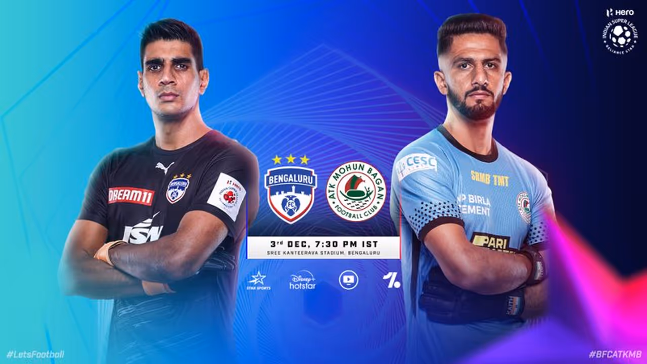 ISL 2022 23: Bengaluru FC in a tricky tie against ATK Mohun Bagan at home