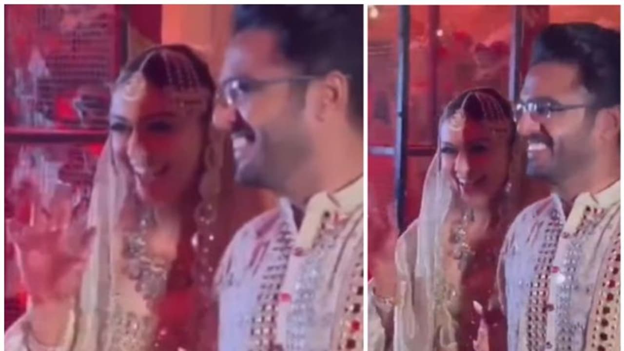 திருமண கோலத்தில் நடிகை ஹன்சிகா..! கனவுக்குள் நுழைகிறேன் சோஹைல் கதுரியா வெளியிட்ட வீடியோ!