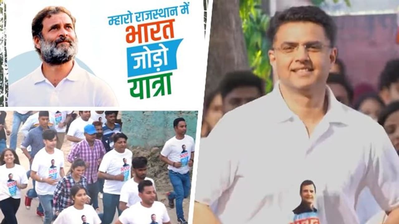 Watch: Sachin Pilot shares new video as Rahul Gandhi's Bharat Jodo Yatra enters Rajasthan