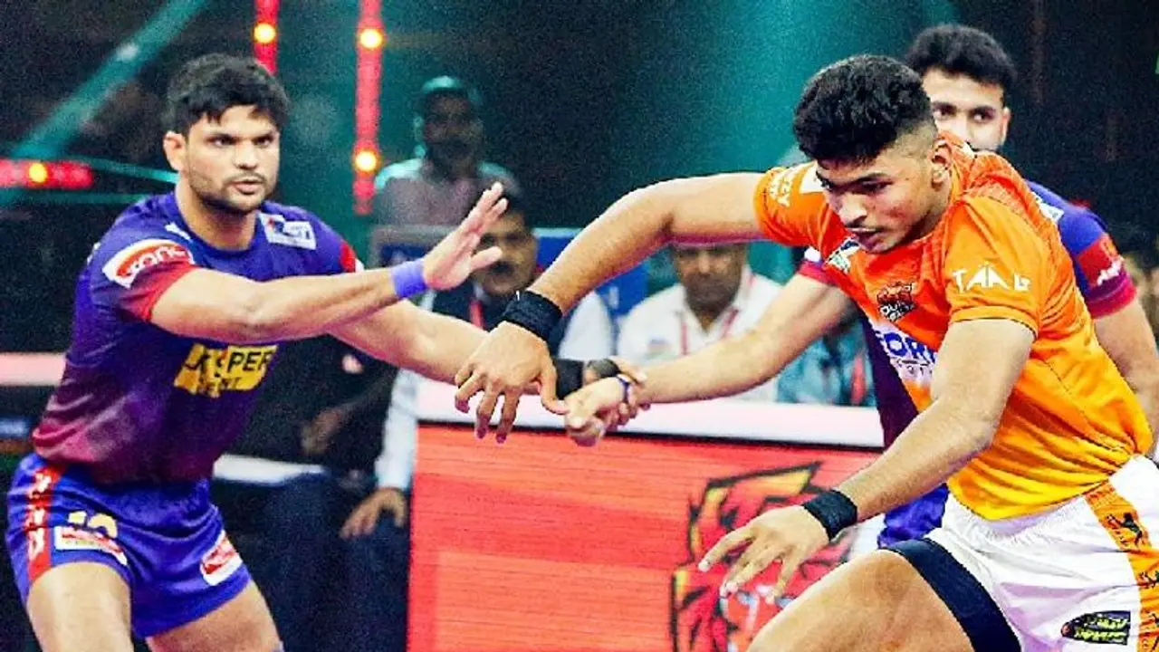 Pro Kabaddi League: ಪ್ಲೇ ಆಫ್ಗೆ ಪುಣೇರಿ ಪಲ್ಟಾನ್, ಜೈಪುರ ಪಿಂಕ್ ಪ್ಯಾಂಥರ್ಸ್ ಲಗ್ಗೆ Pro Kabaddi League: ಪ್ಲೇ ಆಫ್ಗೆ ಪುಣೇರಿ ಪಲ್ಟಾನ್, ಜೈಪುರ ಪಿಂಕ್ ಪ್ಯಾಂಥರ್ಸ್ ಲಗ್ಗೆ