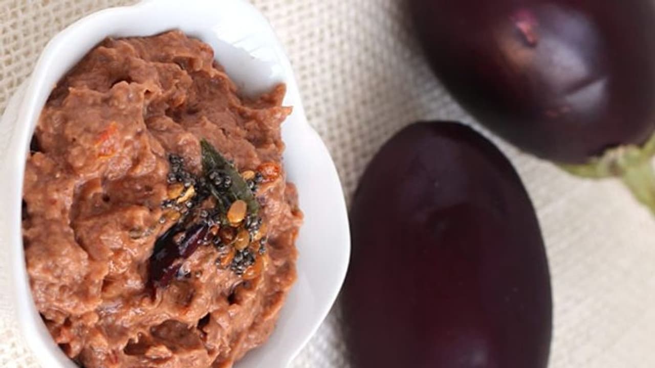 Brinjal Chutney : சௌராஷ்ட்ரா ஸ்பெஷல் கத்தரிக்காய் சட்னி! Brinjal Chutney : சௌராஷ்ட்ரா ஸ்பெஷல் கத்தரிக்காய் சட்னி!
