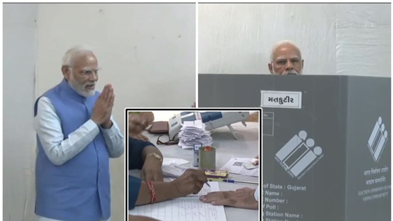 Gujarat Election: ರಾಣಿಪ್ ಮತಗಟ್ಟೆಯಲ್ಲಿ ಪ್ರಧಾನಿ ನರೇಂದ್ರ ಮೋದಿ ಮತದಾನ Gujarat Election: ರಾಣಿಪ್ ಮತಗಟ್ಟೆಯಲ್ಲಿ ಪ್ರಧಾನಿ ನರೇಂದ್ರ ಮೋದಿ ಮತದಾನ