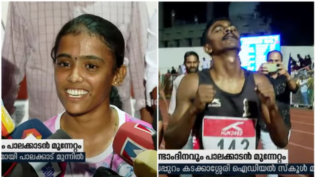സ്കൂള് മീറ്റില് പാലക്കാടന് കാറ്റ്; അതിവേഗത്തില് മേഘയും അനുരാഗും സ്കൂള് മീറ്റില് പാലക്കാടന് കാറ്റ്; അതിവേഗത്തില് മേഘയും അനുരാഗും