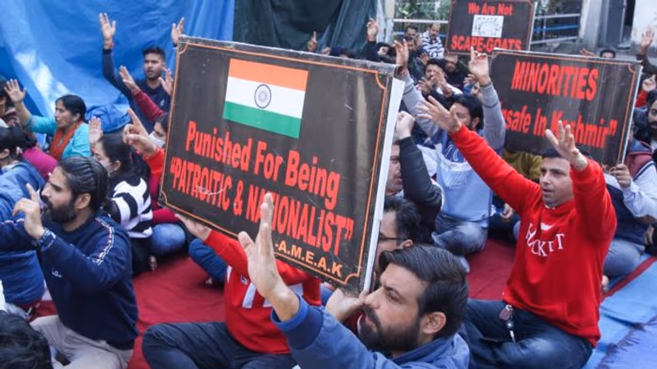 'We are not safe in Kashmir...' protests erupt after terrorists release hit list of 56 Kashmiri Pandits 'We are not safe in Kashmir...' protests erupt after terrorists release hit list of 56 Kashmiri Pandits