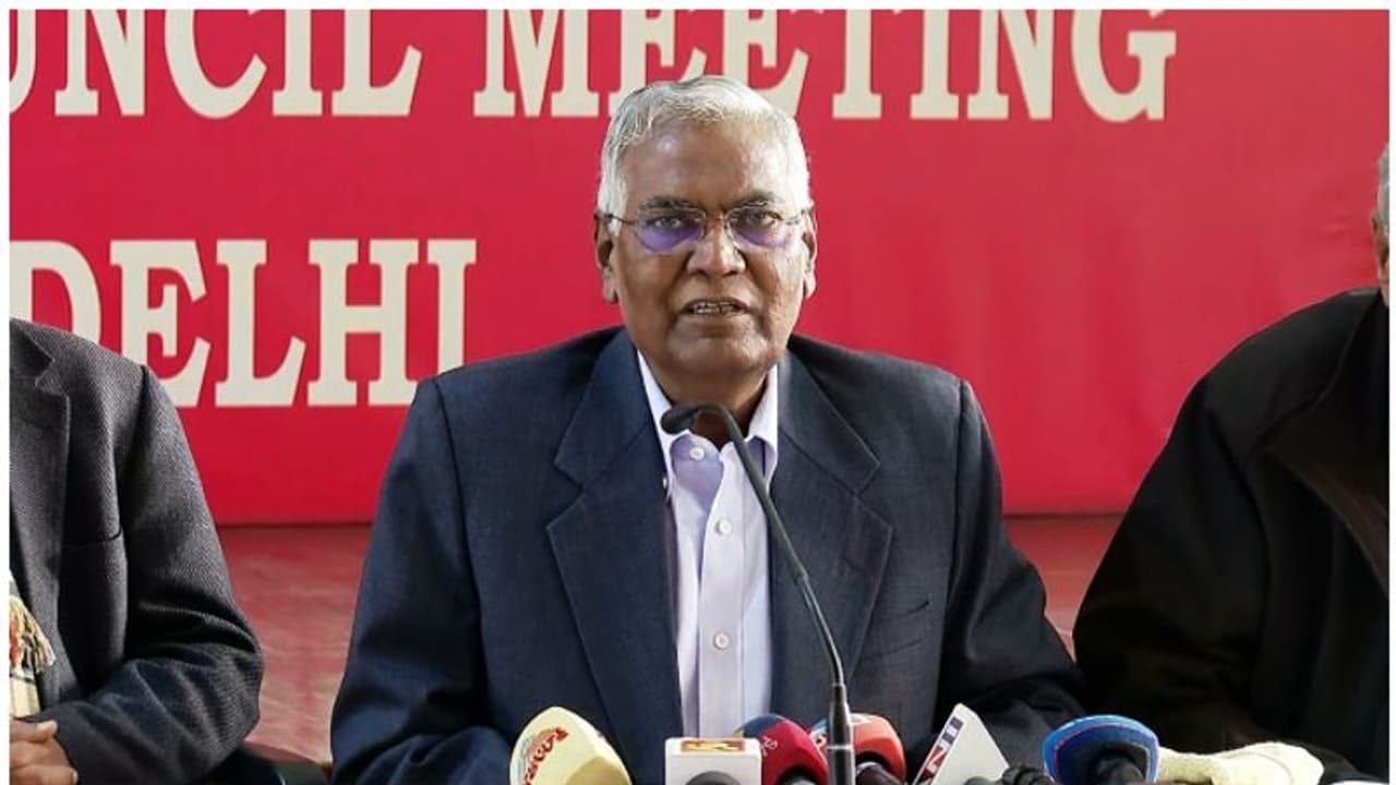 దేశభక్తి శక్తులను ఏకం చేసేందుకు భారత్ జోడో యాత్రలో పాల్గొంటాం సీపీఐ ప్రధాన కార్యదర్శి డి. రాజా దేశభక్తి శక్తులను ఏకం చేసేందుకు భారత్ జోడో యాత్రలో పాల్గొంటాం సీపీఐ ప్రధాన కార్యదర్శి డి. రాజా